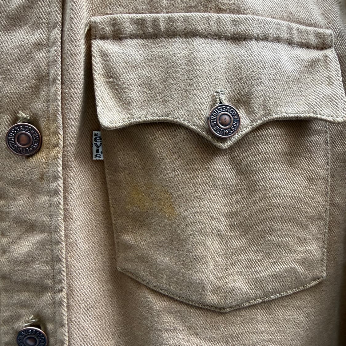 70s 리바이스 트윌셔츠 상품이미지4