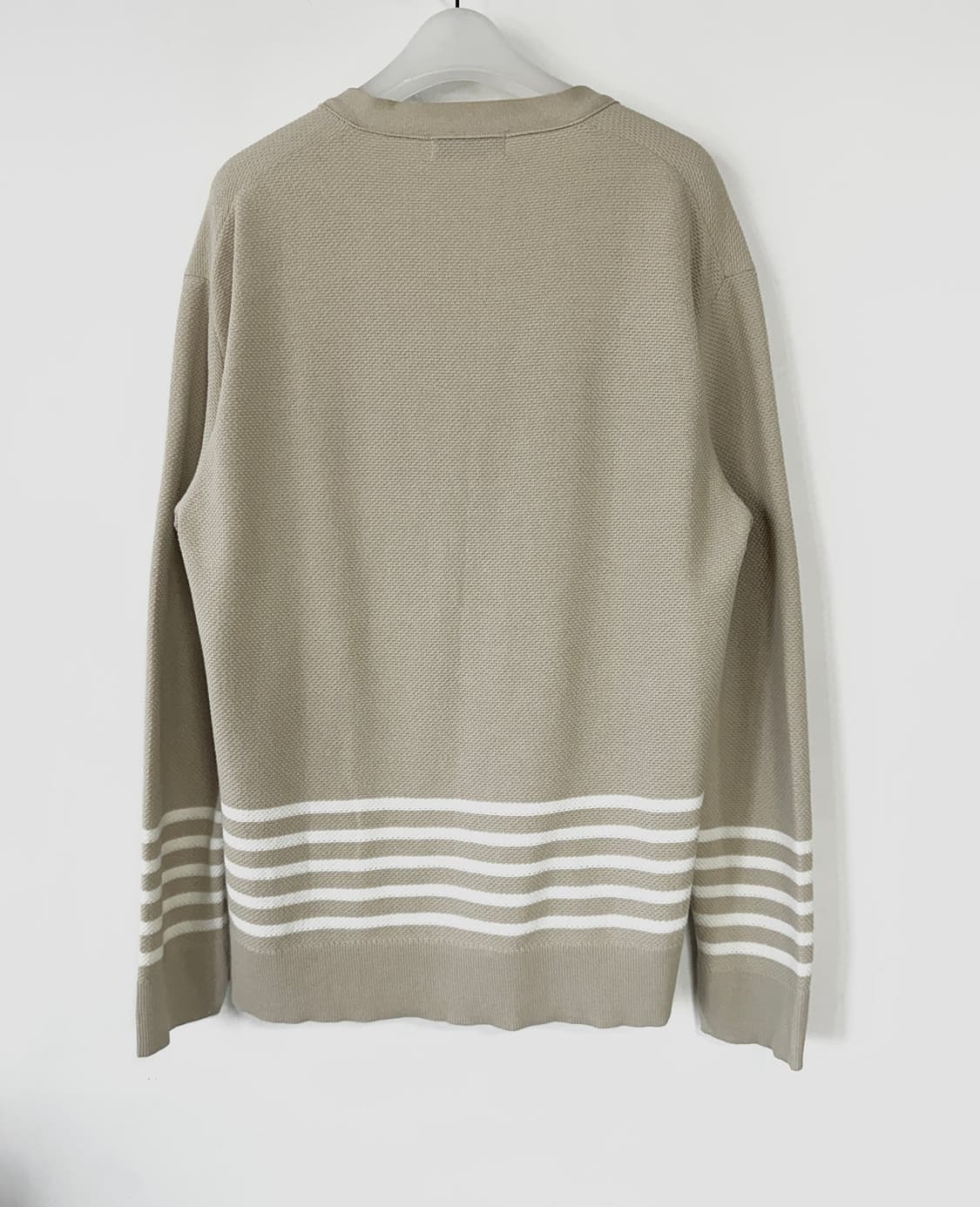 시스템옴므 스트라이프 베이지 니트 가디건 상품이미지7