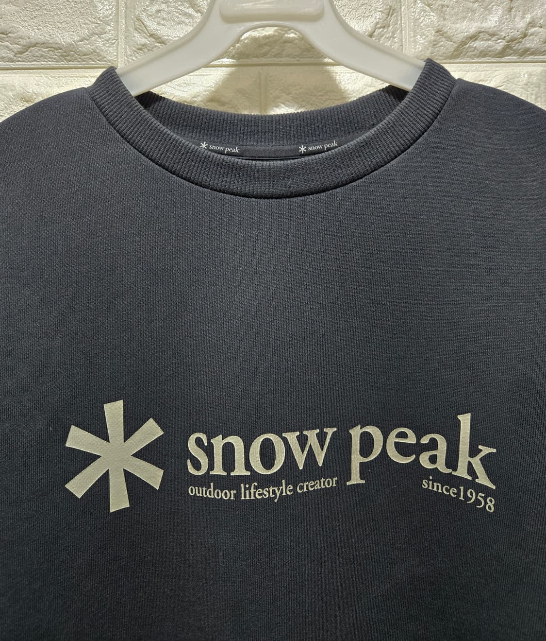 스노우피크 맨투맨 크루넥 스웨트셔츠 105 상품이미지4