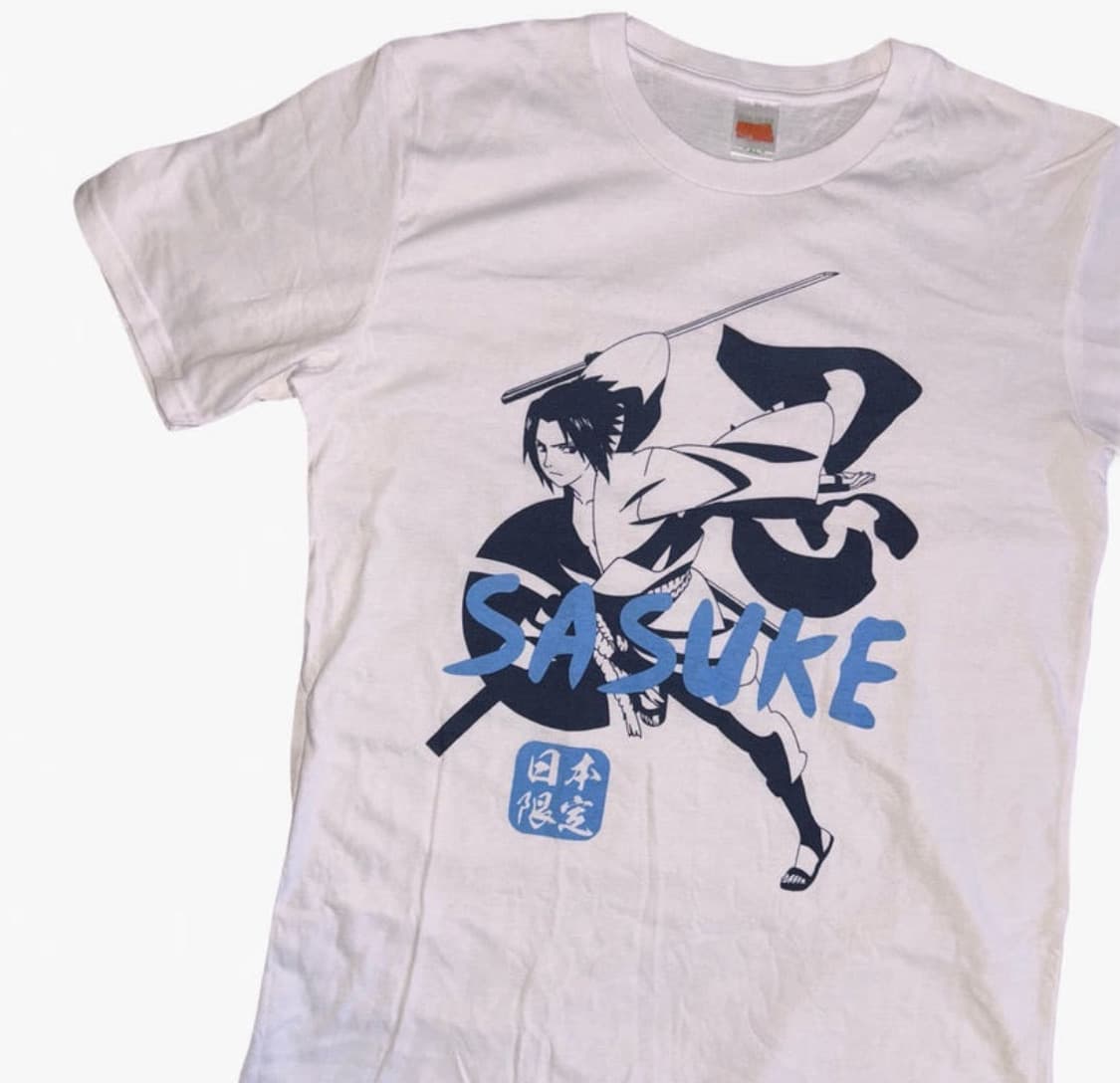 나루토 사스케 보틀 티셔츠 상품이미지1