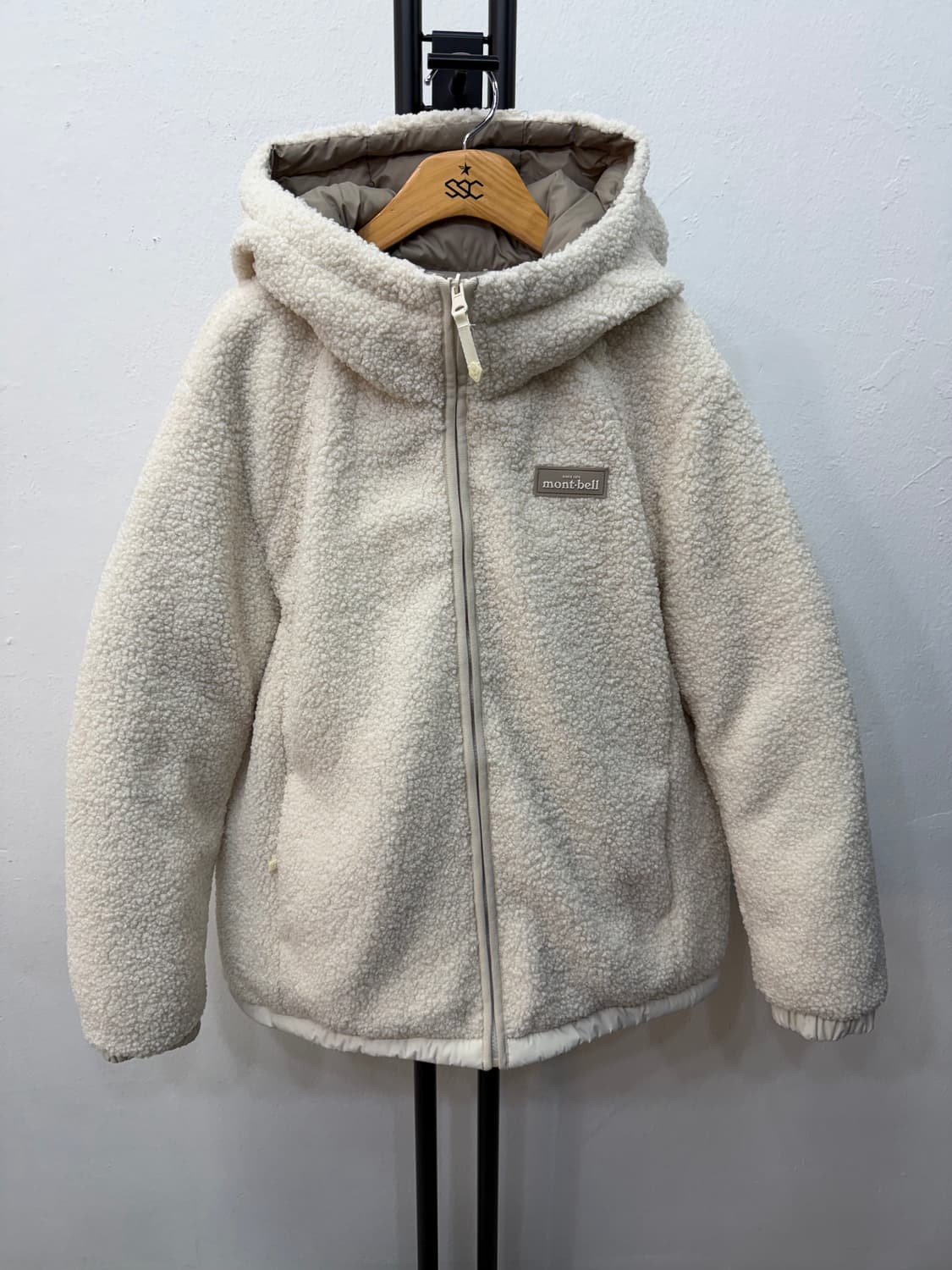 정품) 몽벨 25ss 여성 후리스 리버시블 패딩 M 상품이미지5