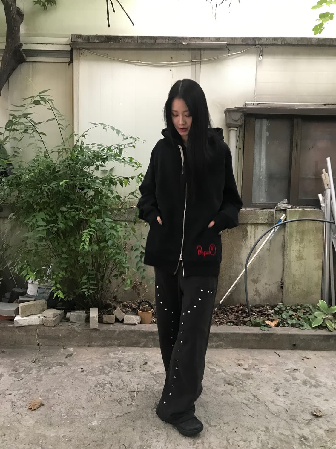 A BATHING APE 00s Champion Zip Hoodie 상품이미지2