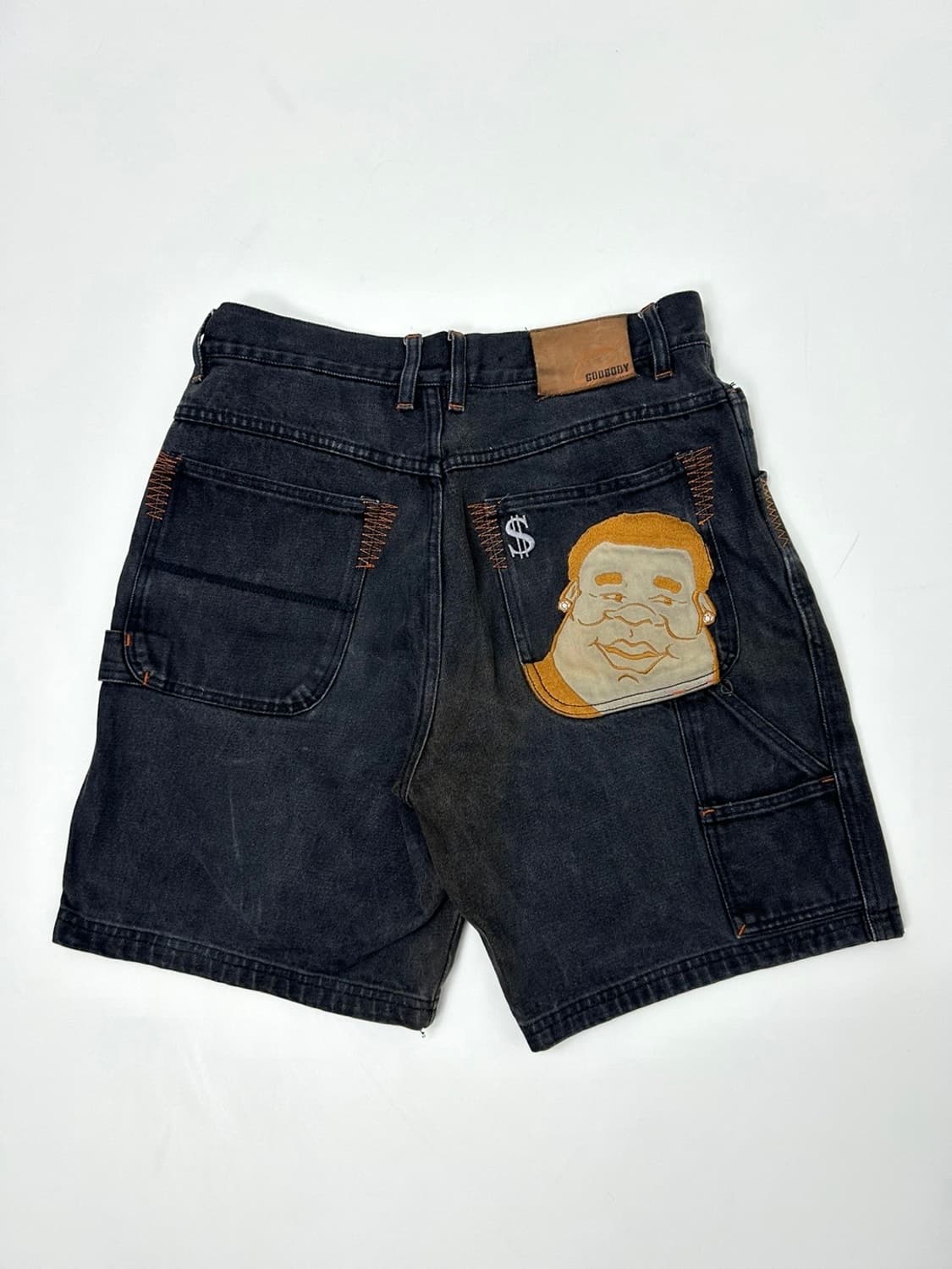 90s Godbody 올드스쿨 피어싱 맨 카펜터 반바지 상품이미지7