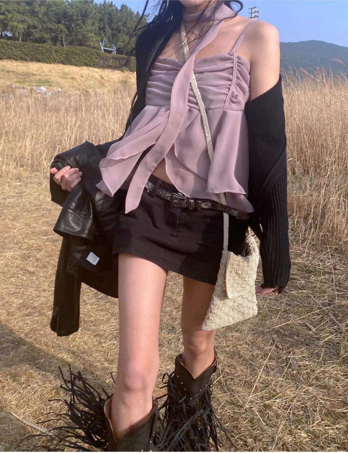 angelnumber555 tulip sleeveless (rose) 상품이미지4