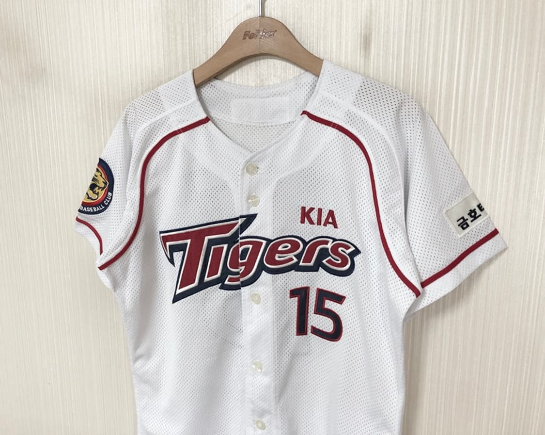 KBO 비젼코리아 기아타이거즈 올드홈유니폼/져지 95 #15 이용규 상품이미지5