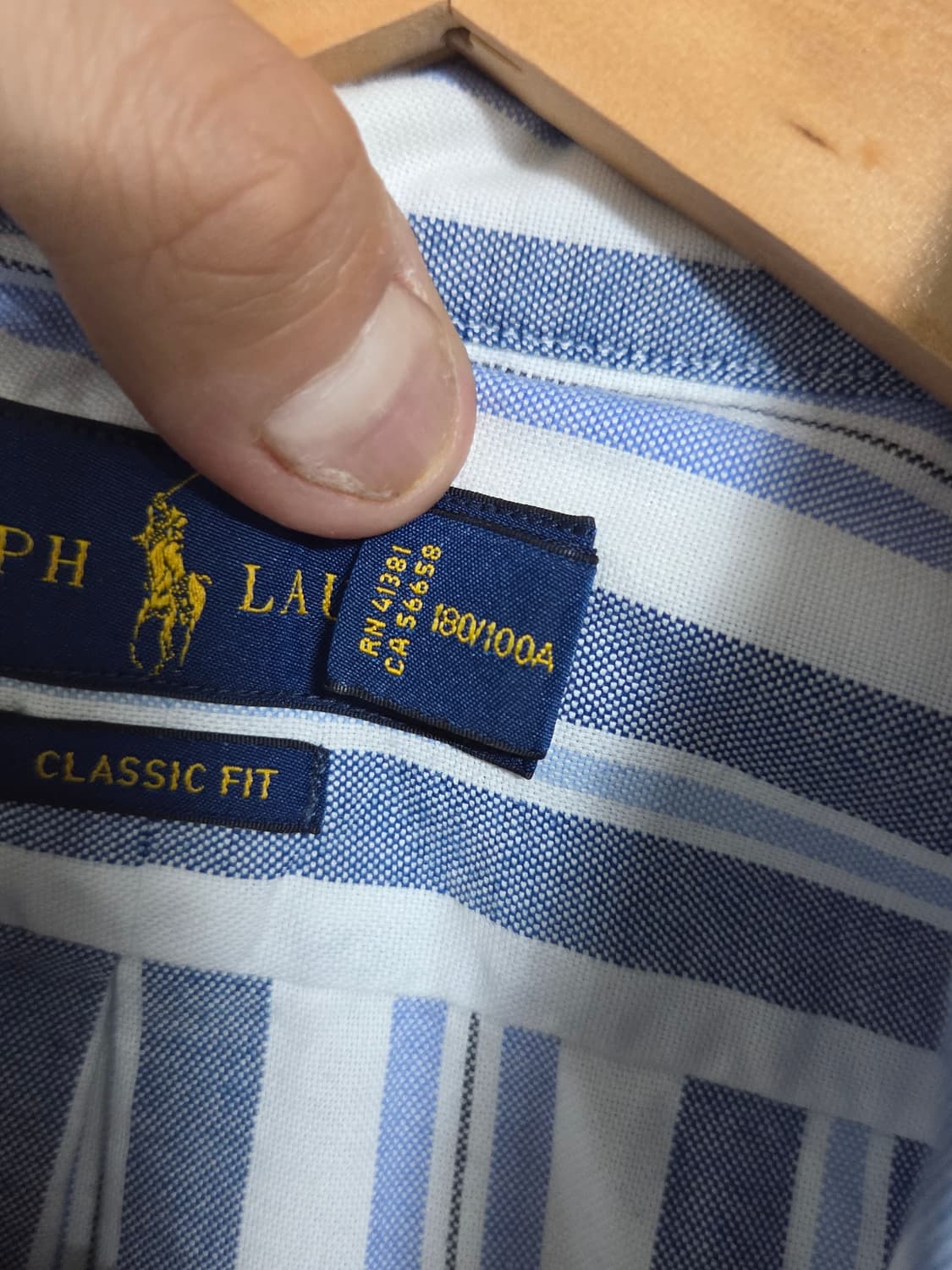 [폴로 랄프로렌] 클래식 핏 멀티 스트라이프 코튼 셔츠 | 00218 상품이미지4