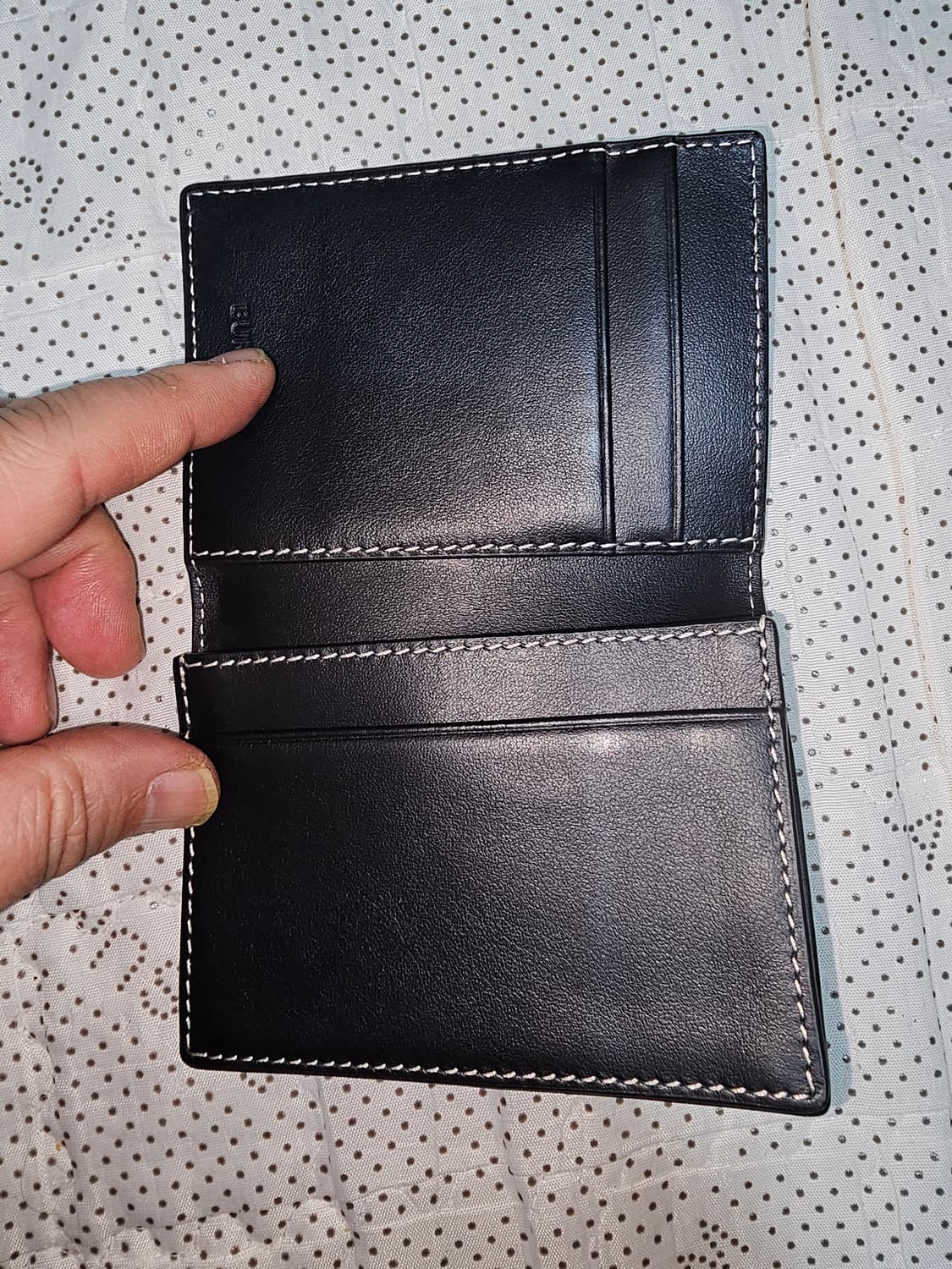 버버리 신형체크 카드지갑 상품이미지3