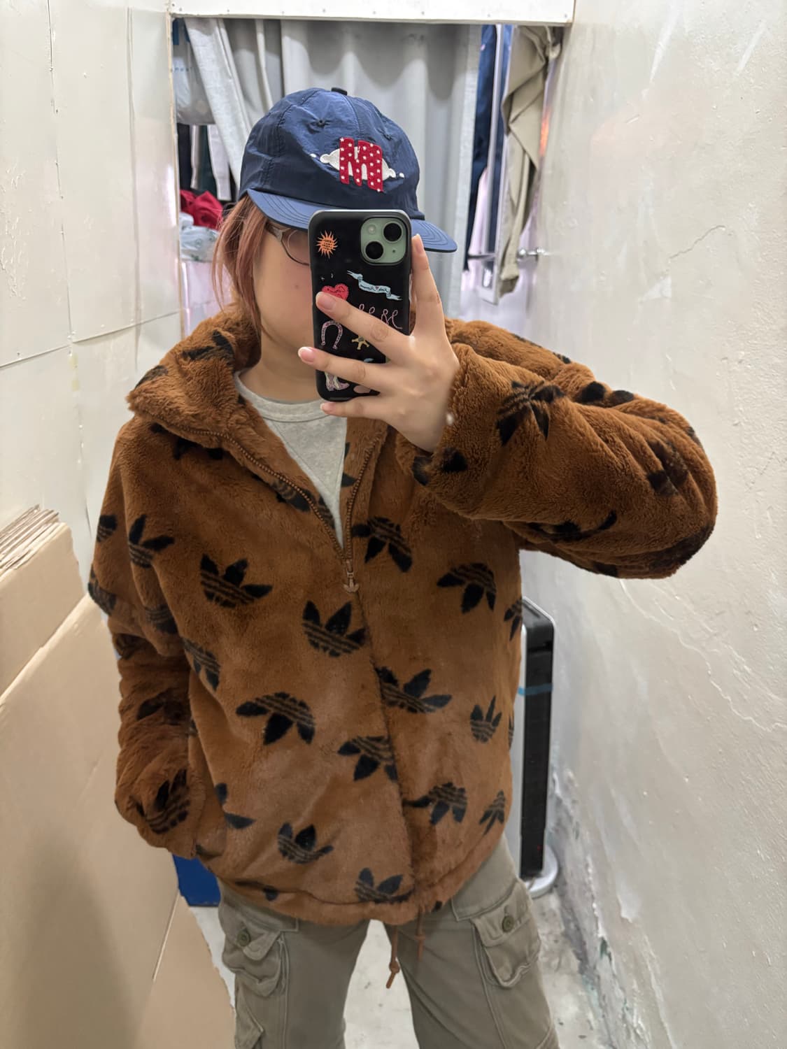 아디다스 모노그램 후리스 상품이미지2