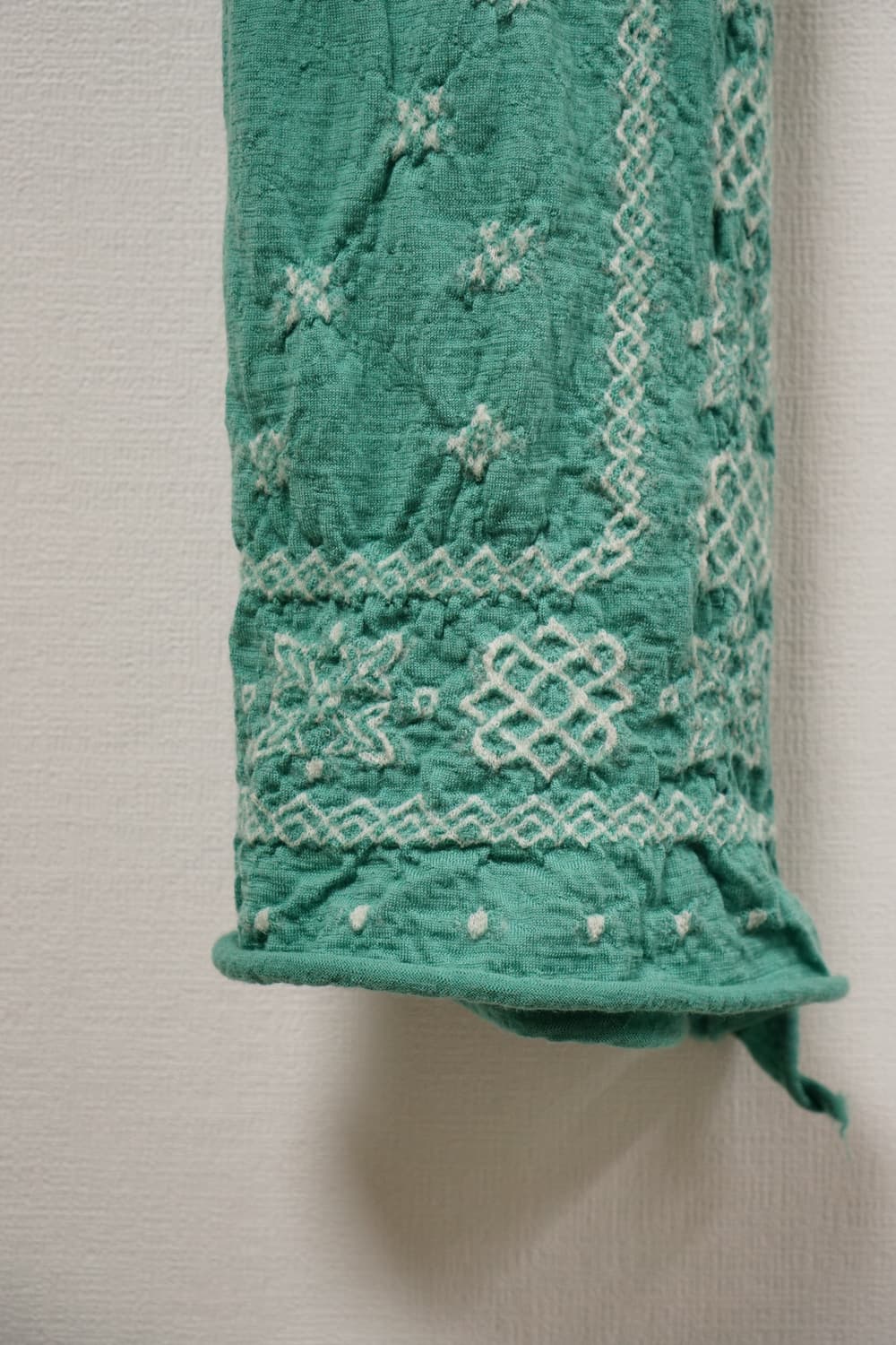 Kapital 울 파스텔 반다나 크로스 해피 머플러 상품이미지5