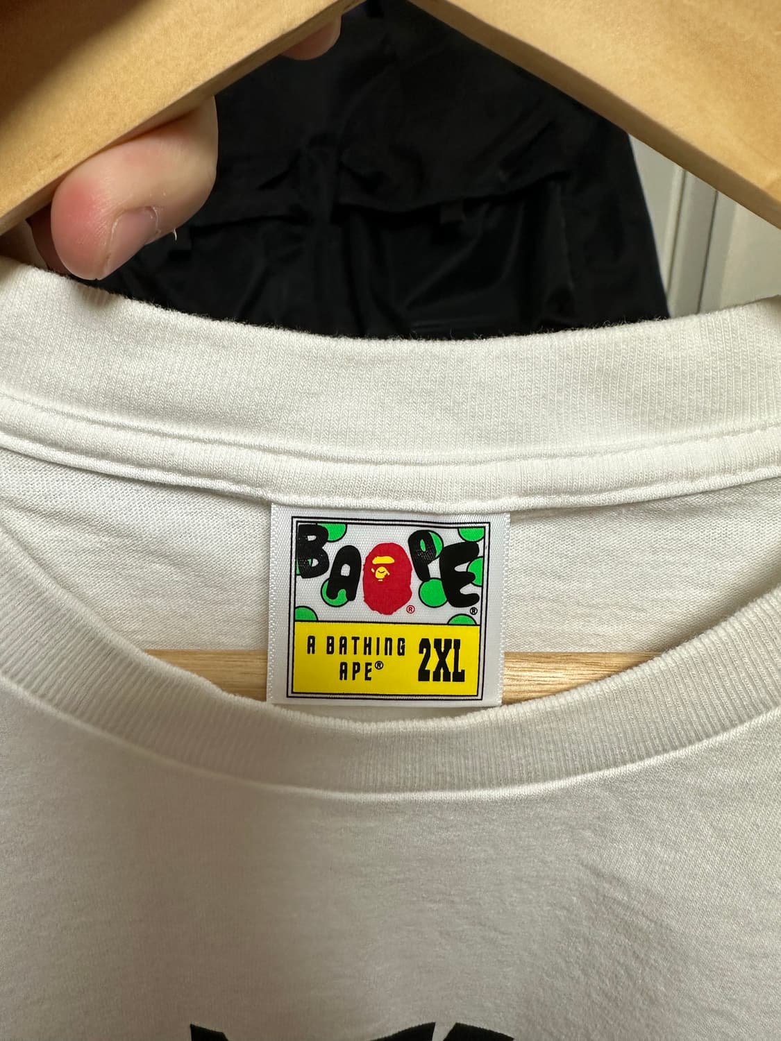 베이프 컬리지 퍼플 2XL 팝니당~~!! 상품이미지3