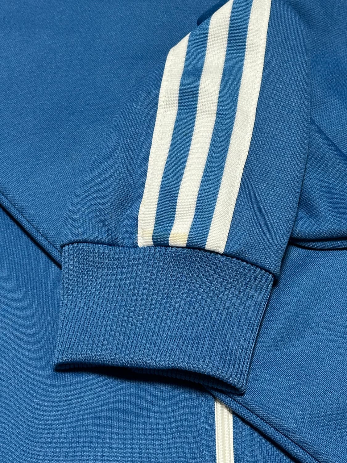 아디다스 ADIDAS 삼각로고 트랙탑 져지 블루 상품이미지4