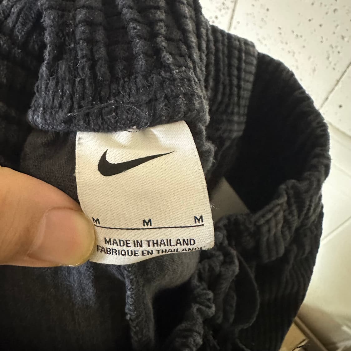 M 나이키 코듀로이 팬츠 차콜 상품이미지7