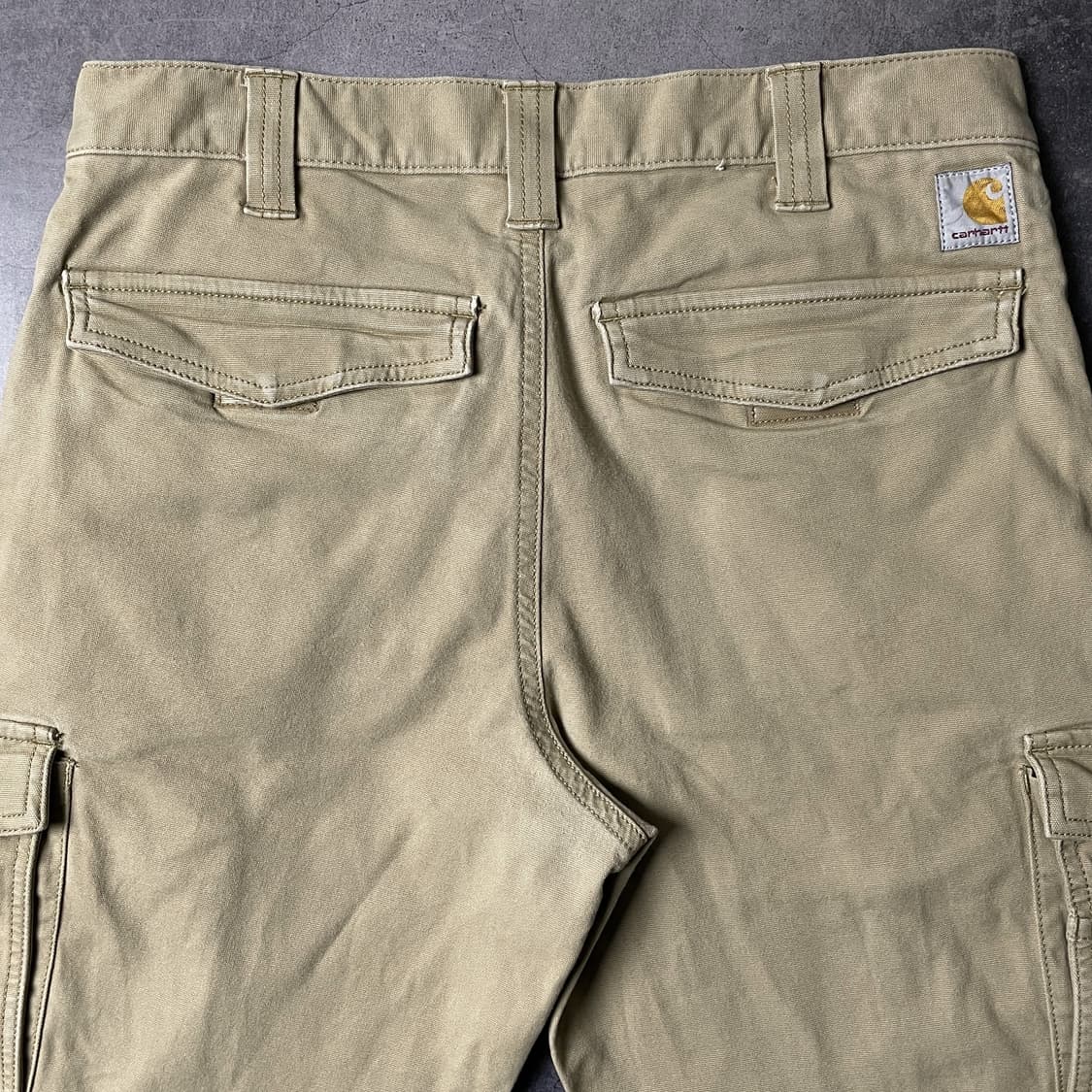 CARHARTT 칼하트 빈티지 베이지 카고 워크 팬츠 A00848 상품이미지7