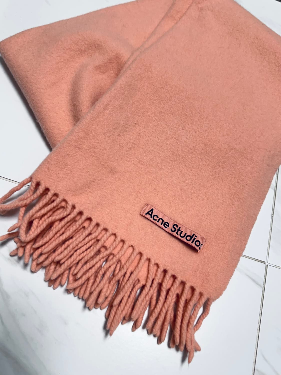 아크네스튜디오 핑크 울 머플러 목도리 상품이미지5