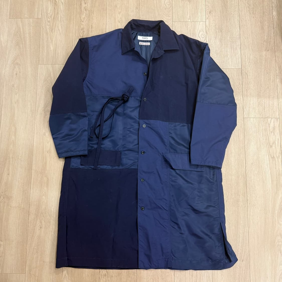 FDMTL 패치워크 코트 나일론 믹스 펀드멘탈 롱코트 일본 상품이미지1