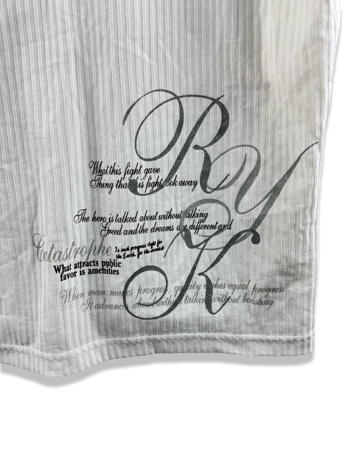 JPN 펑크 레터링 반팔 후드집업2604 상품이미지5