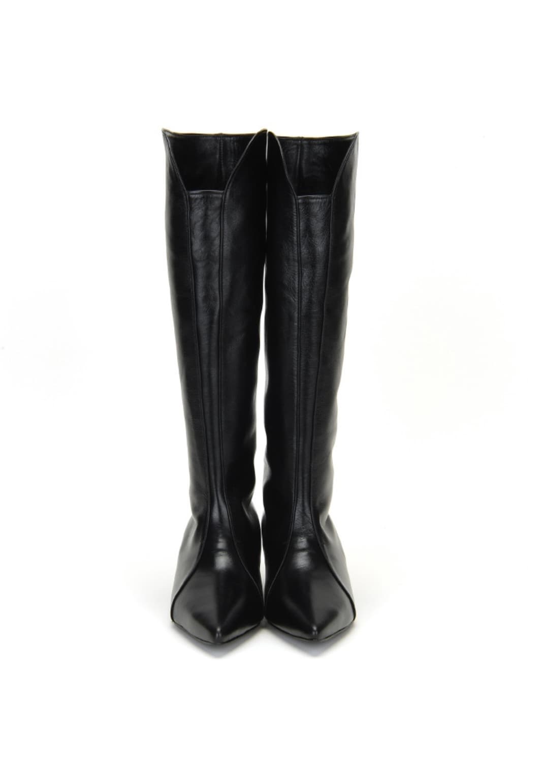 Curved Wedge Leather boots (쓰리투에이티) 상품이미지2