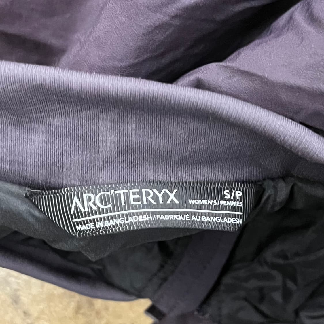 [정품/S] 아크테릭스 블랙 다크퍼플 봄버 자켓 b17 상품이미지5