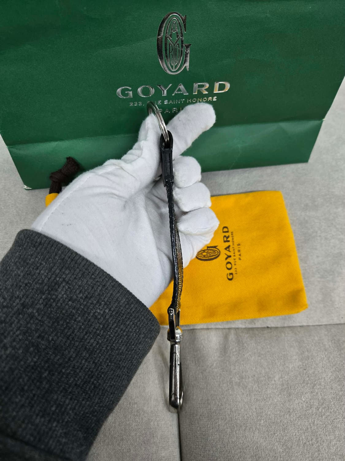 [보증서 정품]고야드 스트랩 키링 백참 상품이미지1