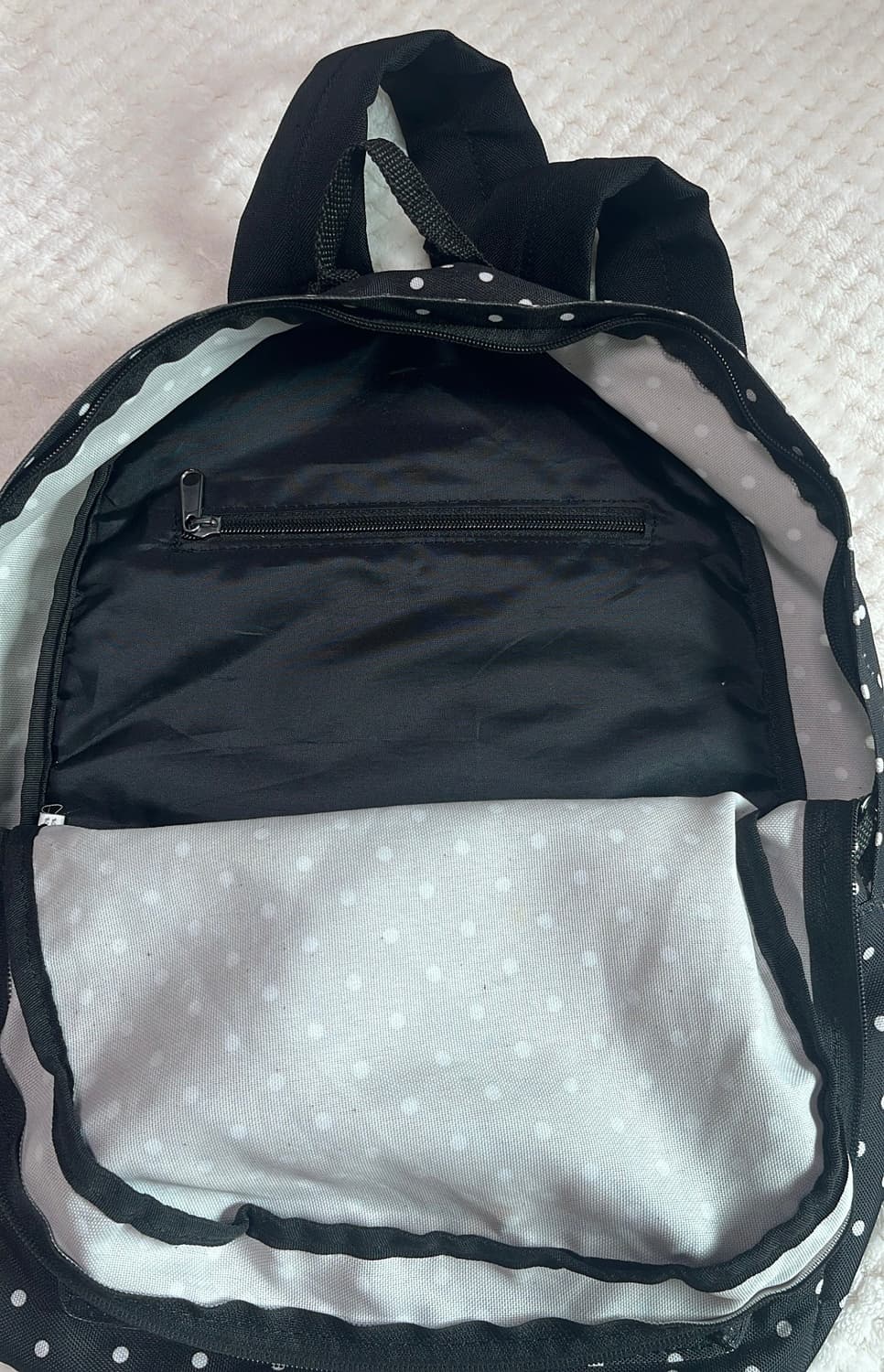 아식스 도트 땡땡이 백팩 블랙 빈티지 상품이미지3