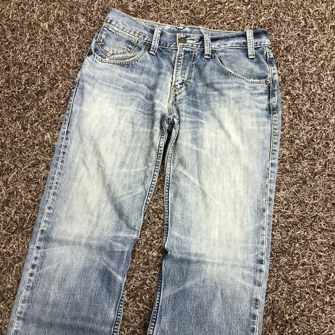 리바이스 504 워싱 데님 팬츠 상품이미지3