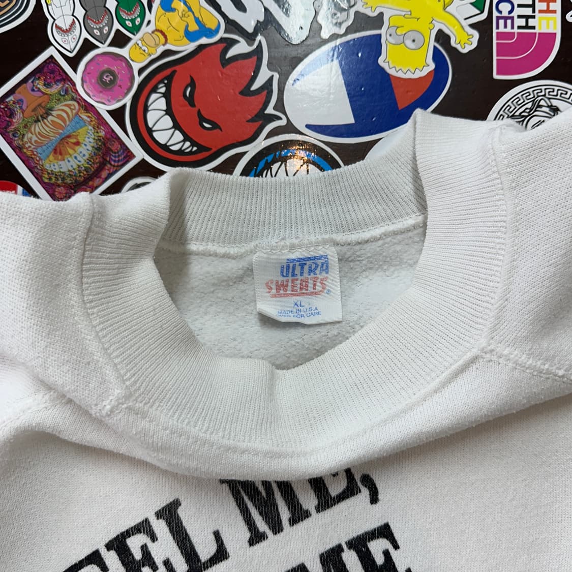 80s USA 울트라 스웻 랍스터 빈티지 스웻셔츠 XL 상품이미지5