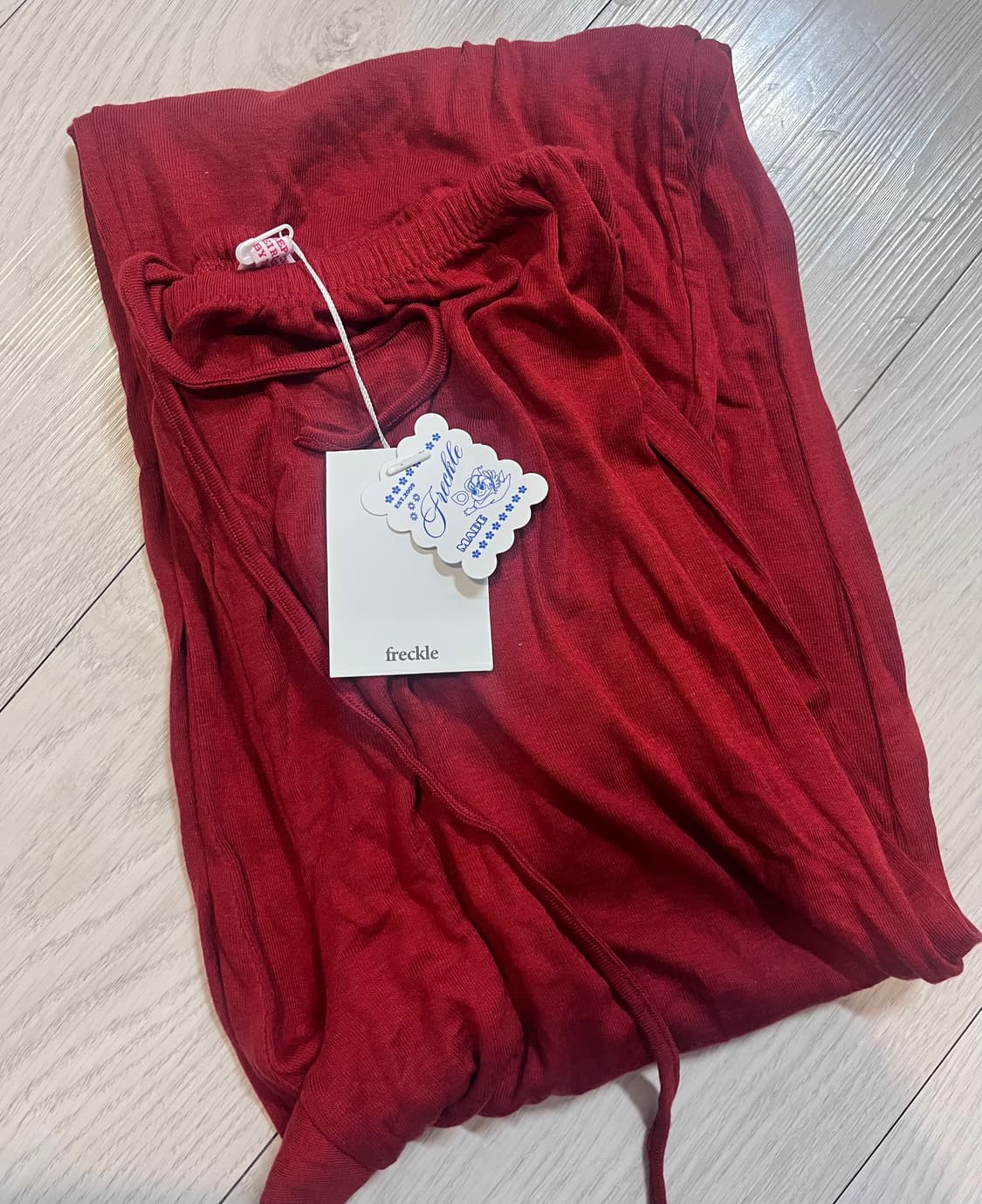 프레클 wool knit tie-hem pants (프리 사이즈) 상품이미지2