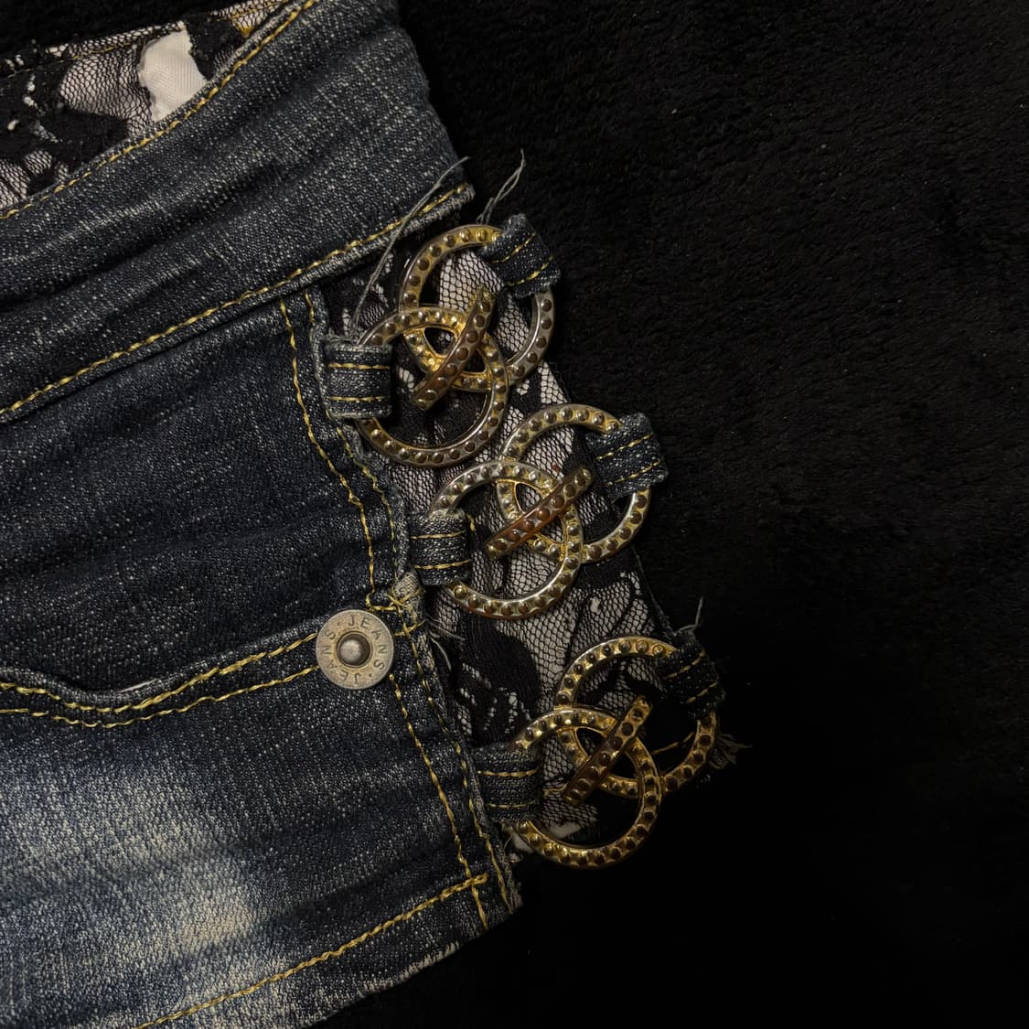 빈티지 갸루 반바지 상품이미지3