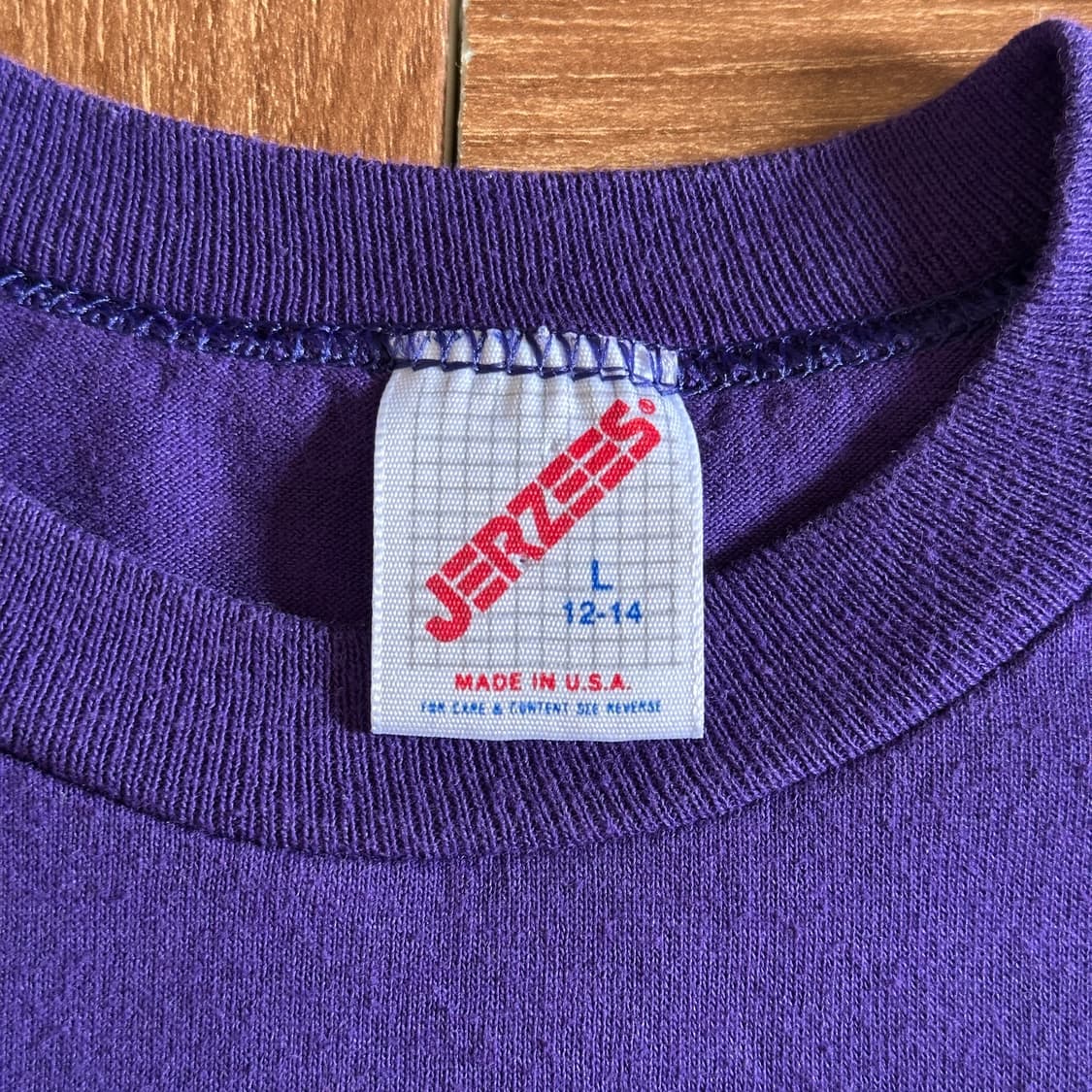 90’s Jerzees usa made cotton 1/2 tee 상품이미지7