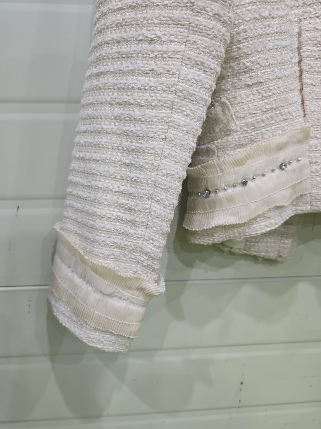 Obzee 아이보리 트위드 자켓 상품이미지4