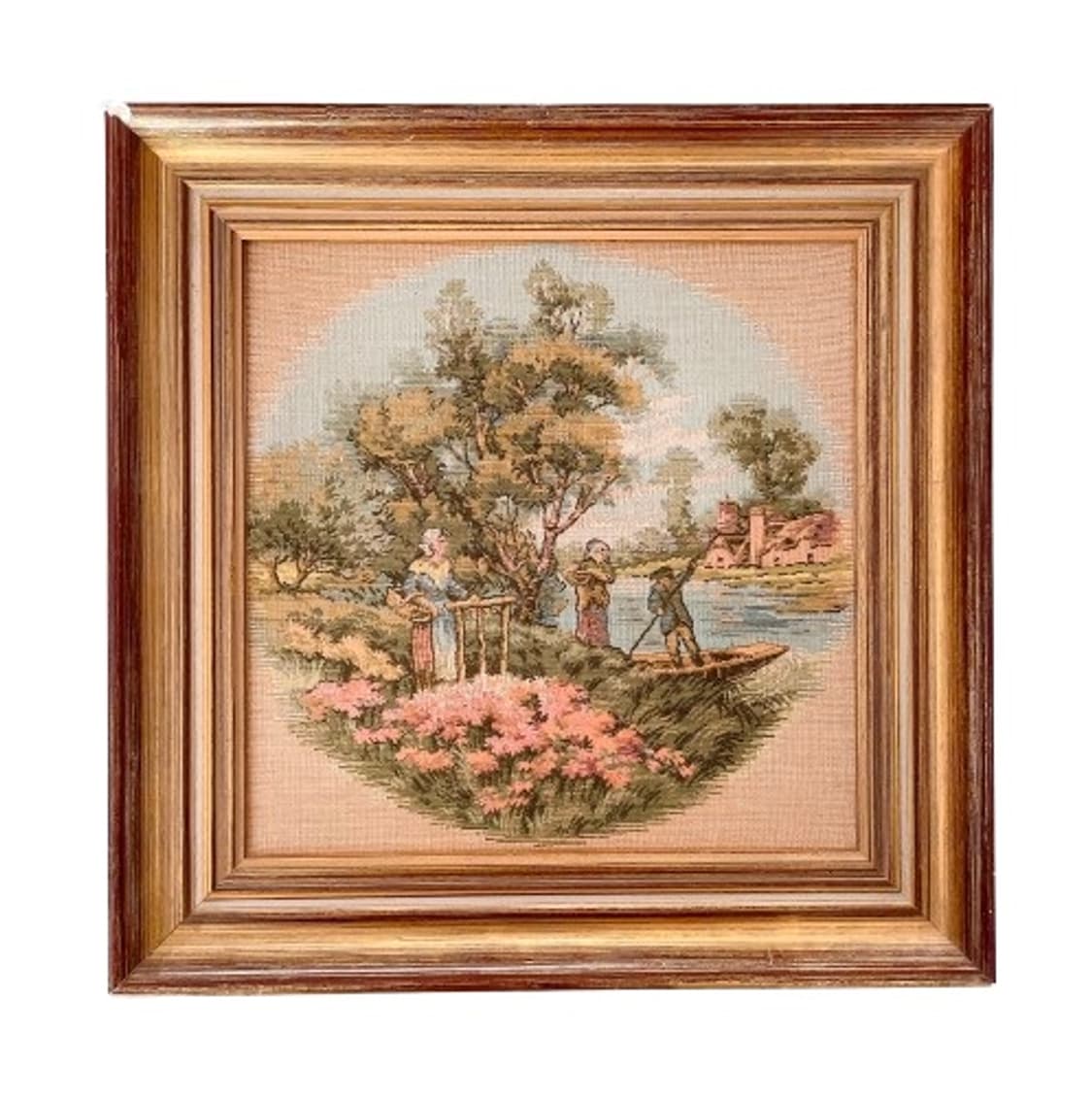 독일 앤틱 타피스트리 액자 상품이미지1