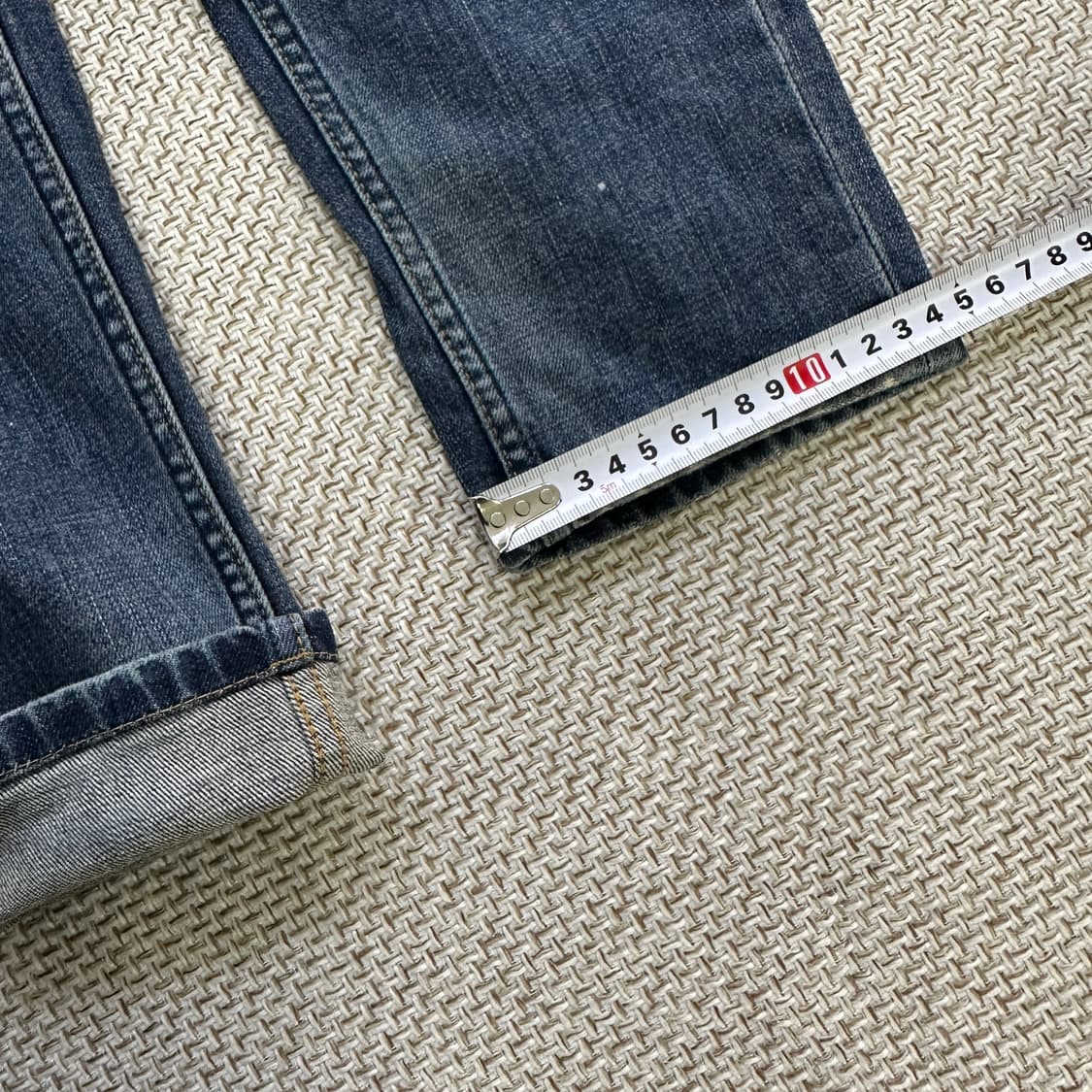 30 플랙 빈티지 워싱 데님 0403D 상품이미지8