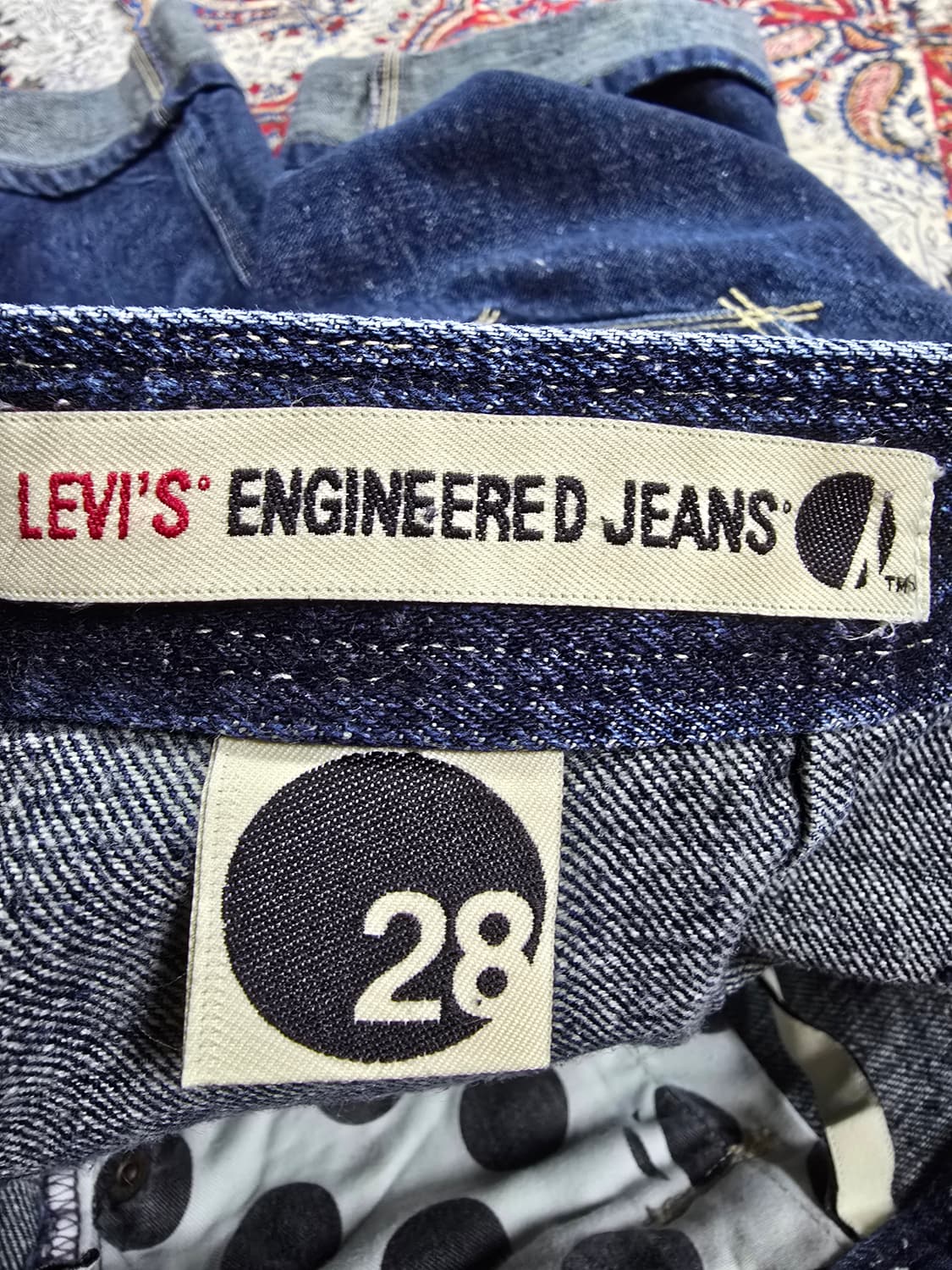 리바이스 엔지니어드진 롤업 데님 5부 반바지 (1817) 상품이미지4