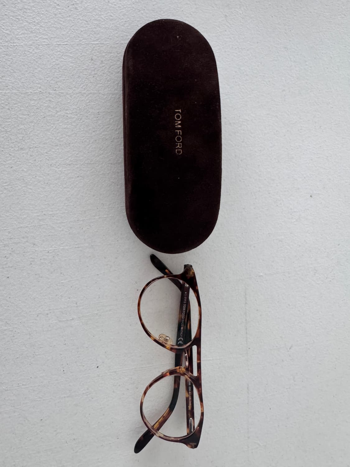 톰포드 브라운 호피 안경태 상품이미지3