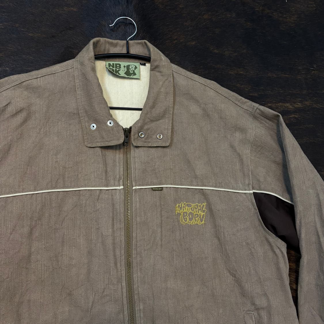 jpn 베이지 봄버자켓  (착샷o) 상품이미지2