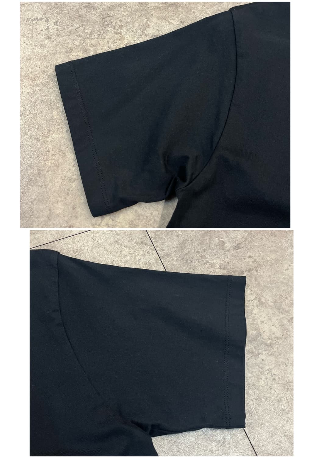 프라다 베이직 반팔티 블랙 M #csz3727 상품이미지9