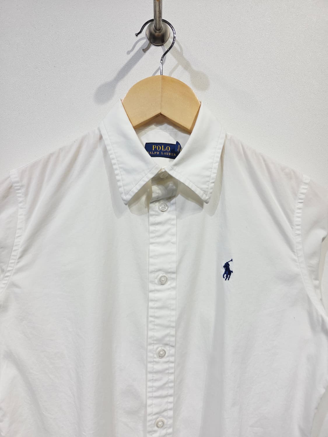 폴로 랄프 로렌 화이트 버튼다운 셔츠 상품이미지3