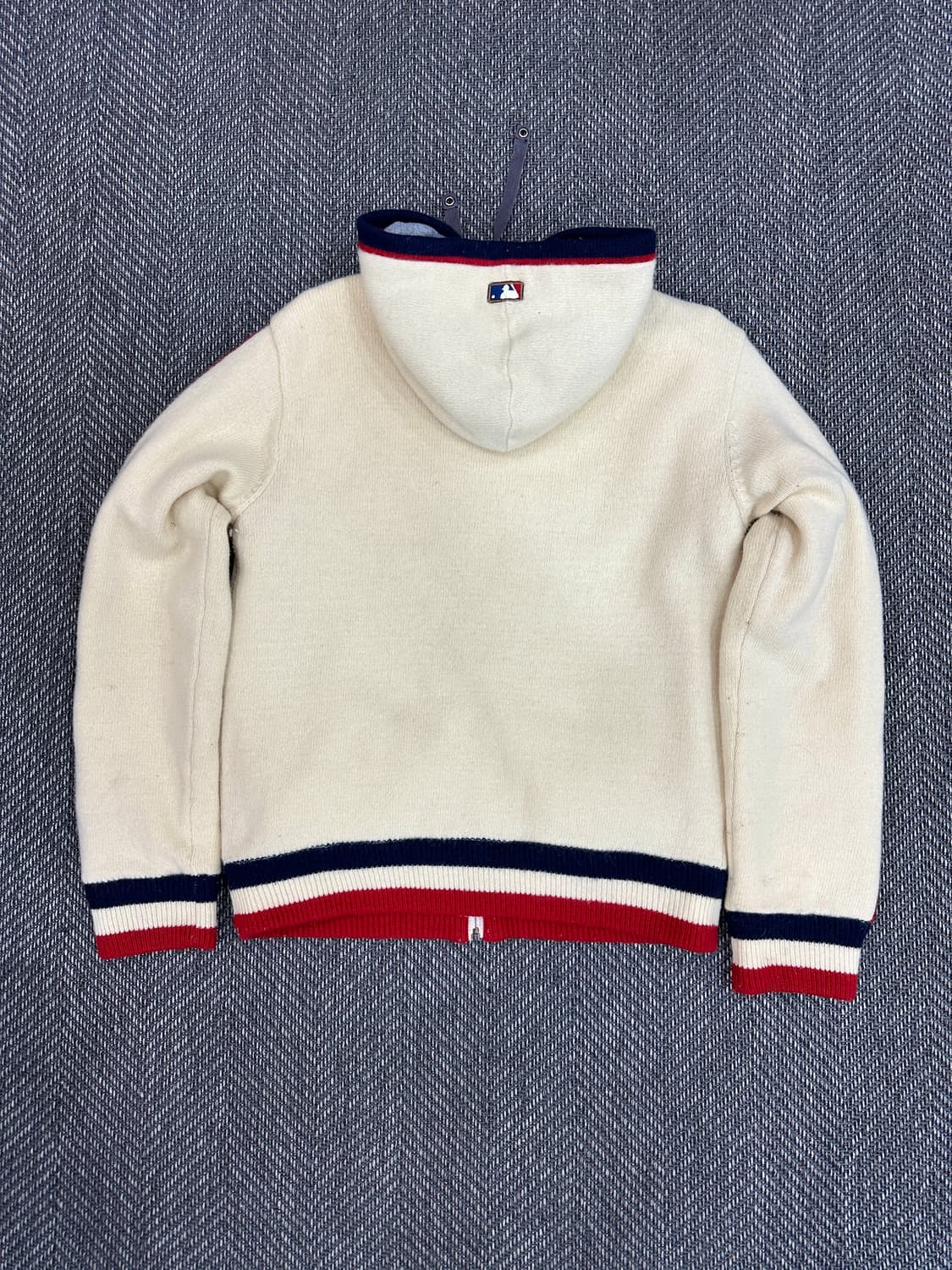 MLB 엠엘비 누빔 니트 후드집업 상품이미지6