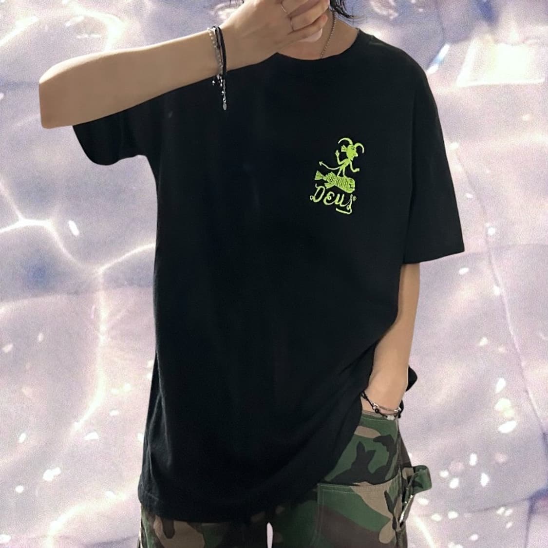 데우스 엑스 마키나 반팔 티셔츠 블랙 XL  상품이미지3