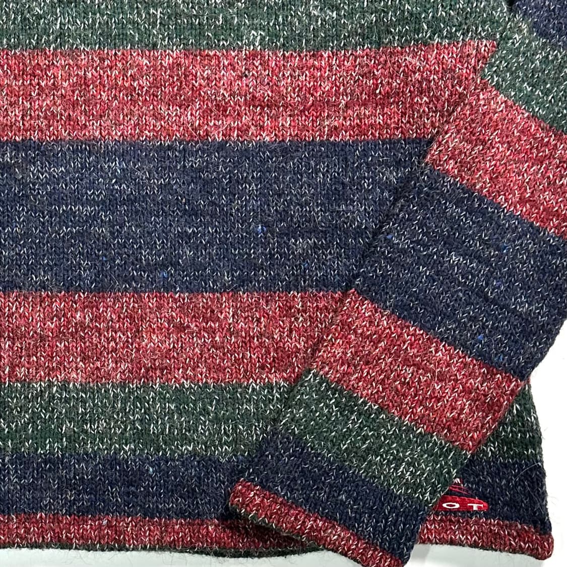 VTG 스트라이프 알파카 혼방 니트 상품이미지3