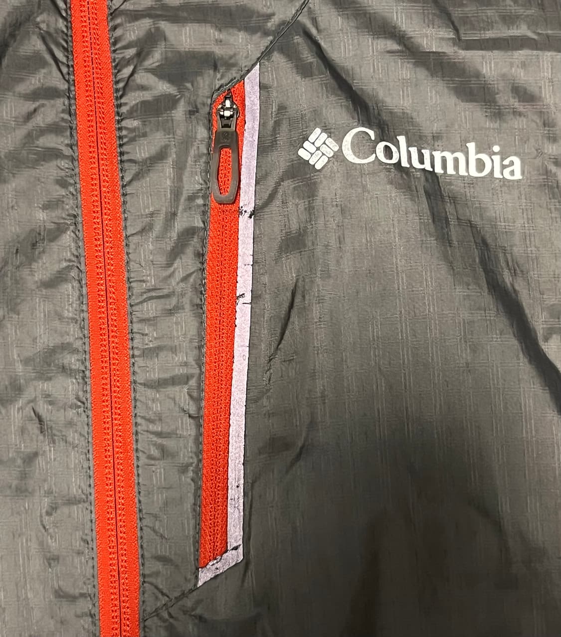 콜롬비아 바람막이 XL 회색 상품이미지2