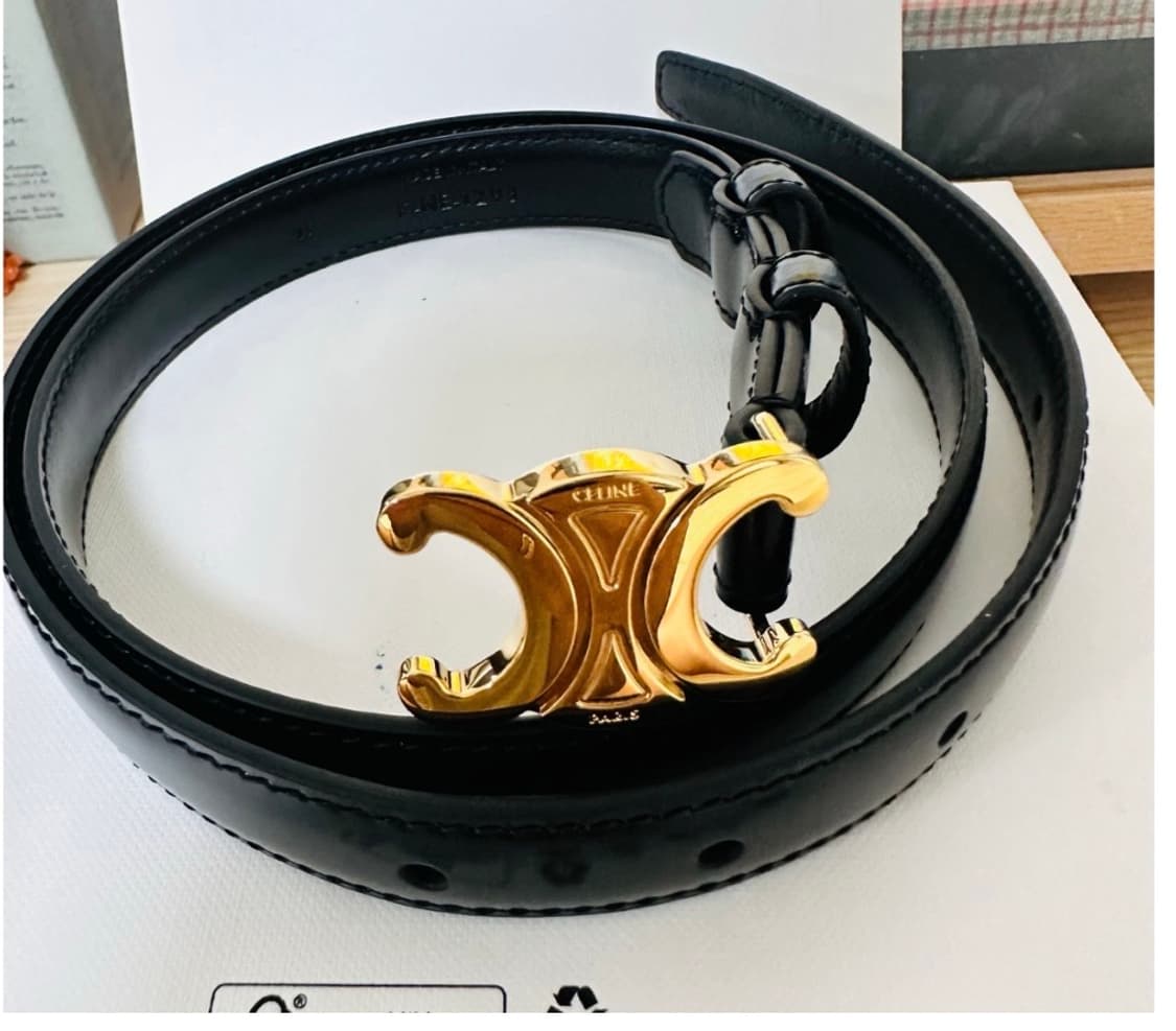 셀린느 트리옹프 벨트 S 블랙 75 상품이미지2