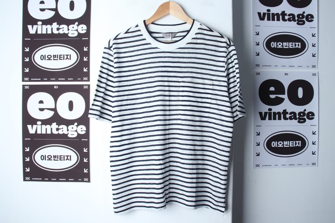 W(XL-2XL) 데일리스트 반팔 티셔츠 새상품 린넨 마-H33069 상품이미지2