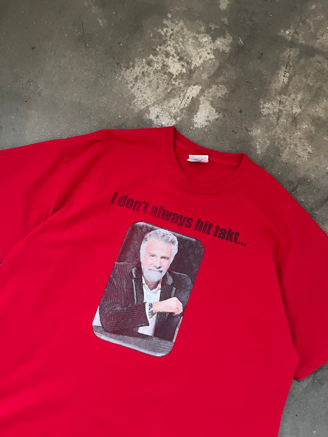 Vintage 레드컬러 그래픽 반팔티  상품이미지2