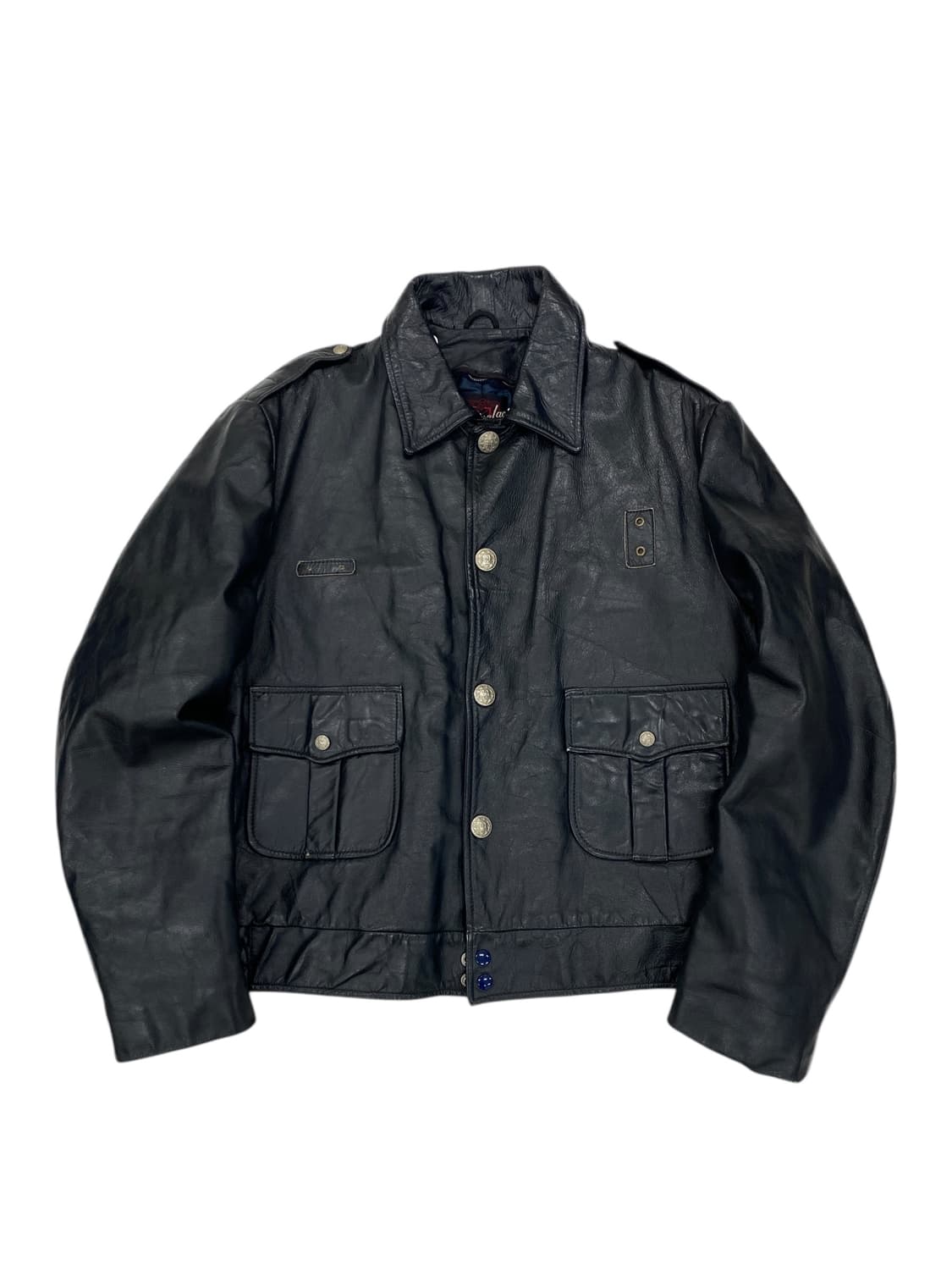 5-60's 시카고 폴리스 레더 자켓 상품이미지1