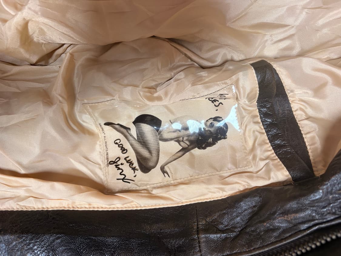 아비랙스 가죽자켓 상품이미지3