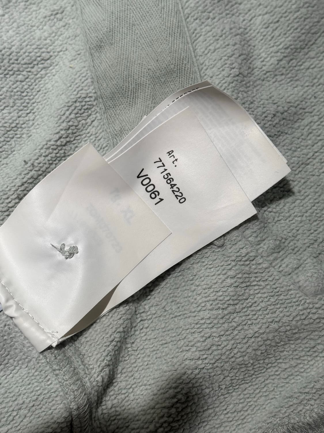 스톤아일랜드 22fw 후드집업 xl 펄그레이 정품 / 771564220  상품이미지4