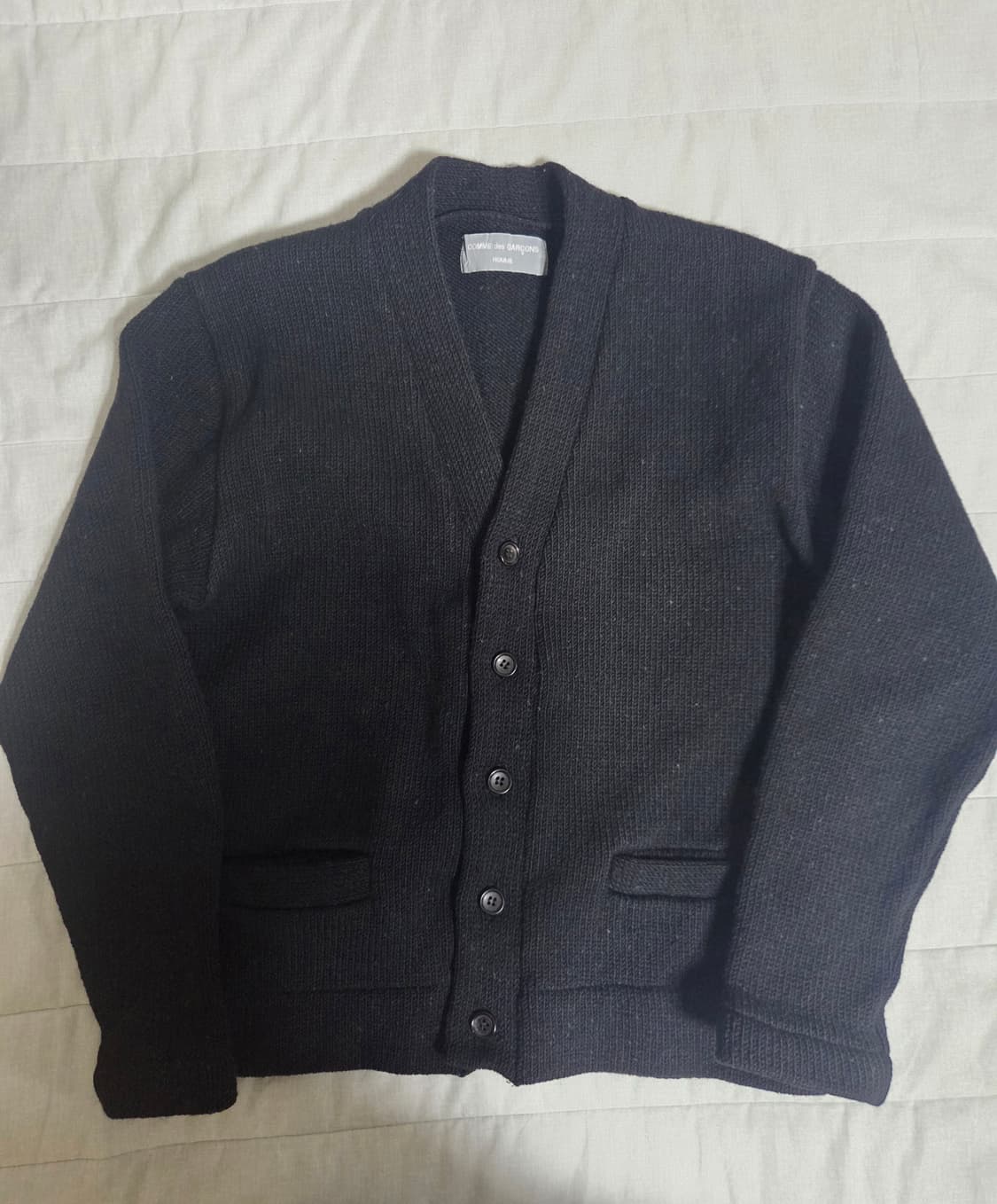 꼼데가르송 옴므 90s 다나카기 블랙 가디건 상품이미지1