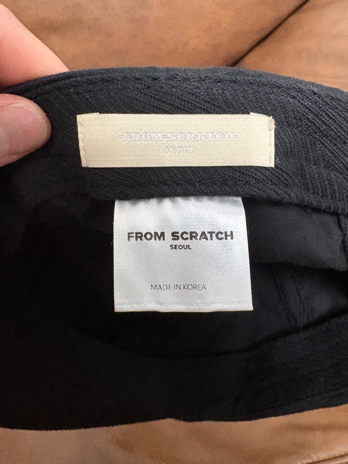 From Scratch seoul 자수 캠프캡 상품이미지8