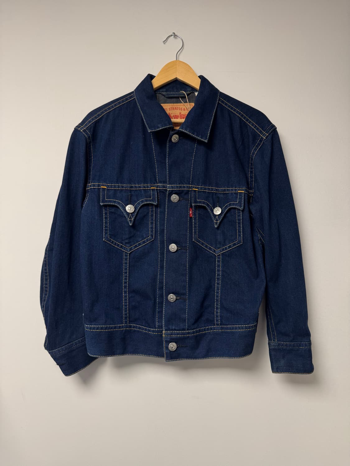 리바이스 타입원 type1 아이코닉 스티치 진청 데님자켓 청자켓 M 상품이미지1